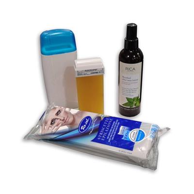 KIT EPILAZIONE CERA RULLO: TITANIO, LOZIONE AL MENTOLO
