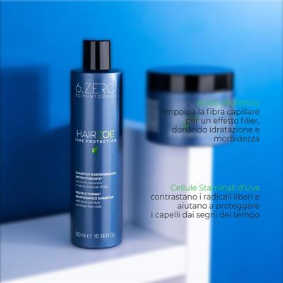 6.ZERO HAIRZOE SHAMPOO MANTENIMENTO RICOSTRUZIONE 300ML
