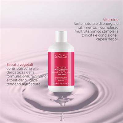 6.ZERO TAKE OVER ACTIVE POWER SHAMPOO 300ML