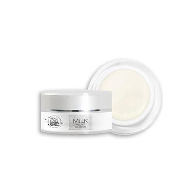 REAL NAILS GEL MONOFASICO MICRO GLITTER MILK