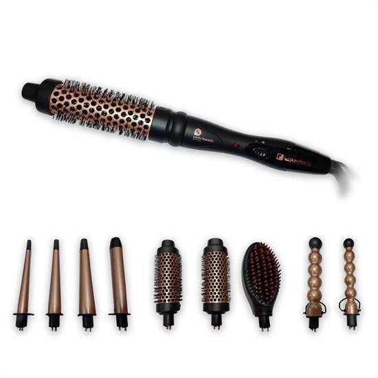 PERFECT BEAUTY SET DI FERRI E SPAZZOLE INTERCAMBIABILI 10in1