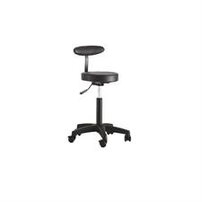 PROFESSIONAL SGABELLO CON SCHIENALE NERO