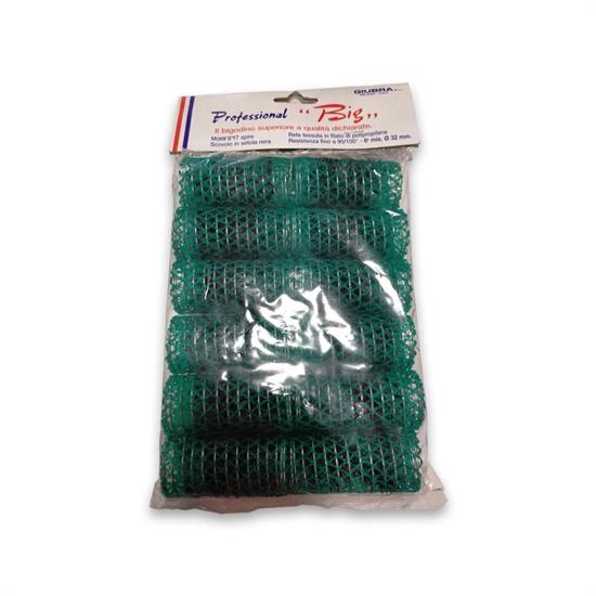 GIUBRA BIGODINI RETE PROFESSIONAL BIG VERDI 32MM CONF 12PZ