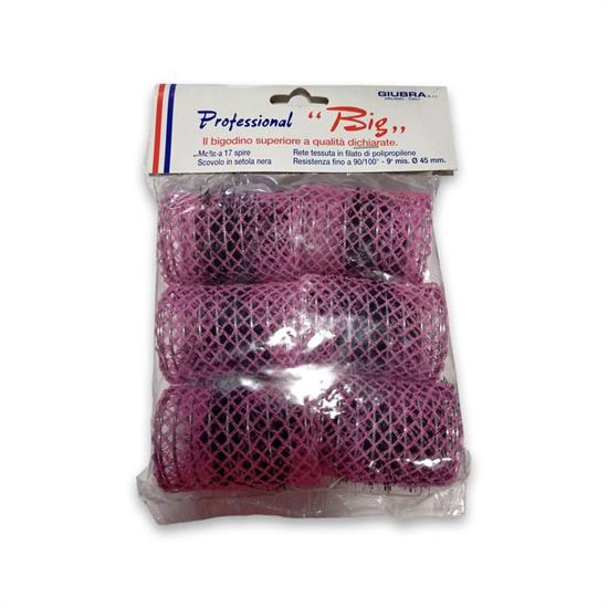 GIUBRA BIGODINI RETE PROFESSIONAL BIG VIOLA 45MM CONF 6PZ