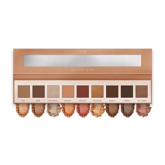 JVONE MILANO EYE PALETTE ARABICA SHADOWS LIBRARY