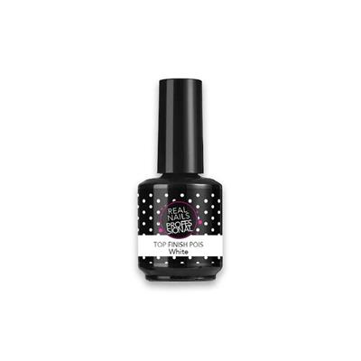 REAL NAILS SEMIPERMANENTE TOP FINISH POIS WHITE 15ML
