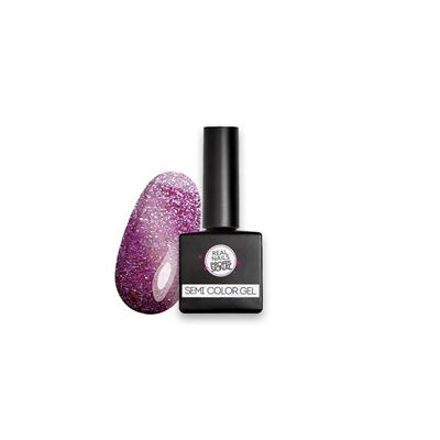REAL NAILS SEMI COLOR GEL CAT EYE FLUO N.6 12ML