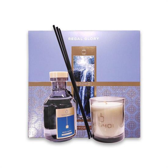 ROOMOI DIFFUSER + CANDLE HOME REGAL GLORY