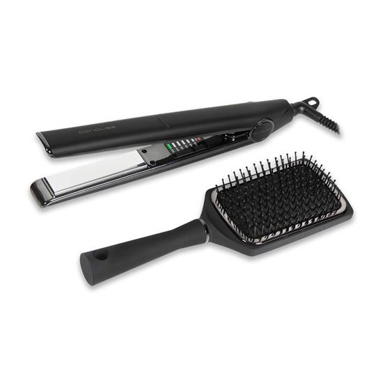 CORIOLISS BOX PIASTRA C1 + SPAZZOLA BLACK CHROME