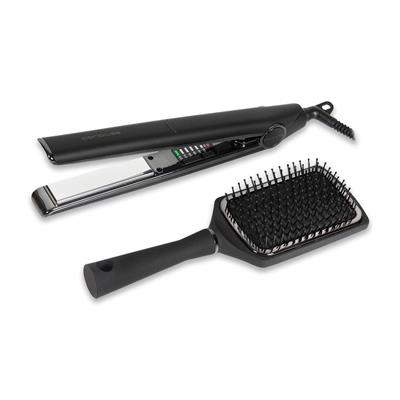 CORIOLISS BOX PIASTRA C1 + SPAZZOLA BLACK CHROME