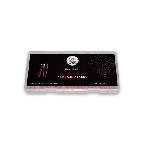 REAL NAILS DUAL TIP MANDORLA RUSSA 150PZ