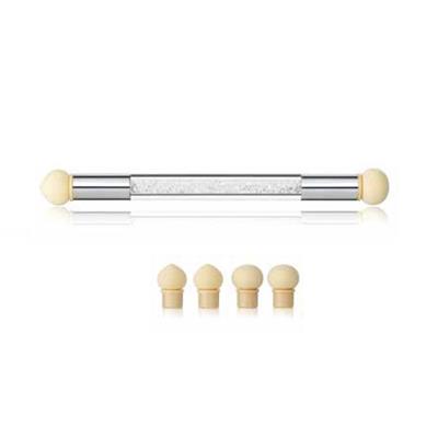 PROFESSIONAL PENNELLO CON SPUGNE PER SFUMATURE NAIL ART + RICAMB
