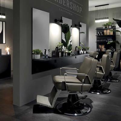 XANITALIA HAIR GRAFFITI POLTRONA DA BARBIERE NERA