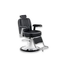 XANITALIA HAIR MALAGA POLTRONA ECO PELLE NERA BASE TONDA