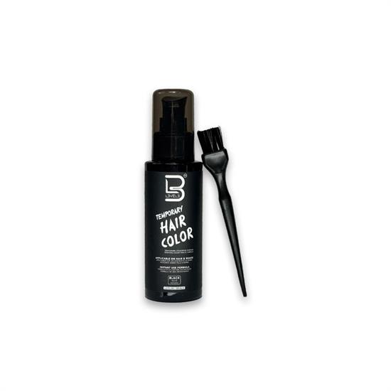 L3VEL3 TEMPORARY HAIR COLOR BLACK 125ML