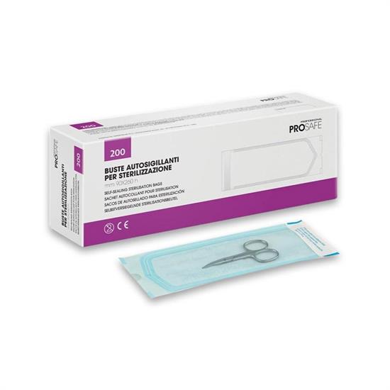 PROFESSIONAL BUSTE AUTOSIGILLANTI STERILIZZAZIONE 200PZ 90x260