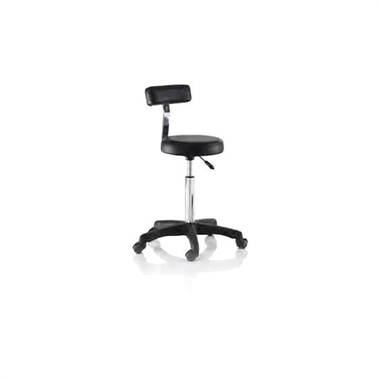 XANITALIA SGABELLO SMARTBLACK CON SCHIENALE