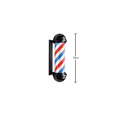 BARBURYS BARBER POLE NERO - PALO BARBIERI LUMINOSO 70cm