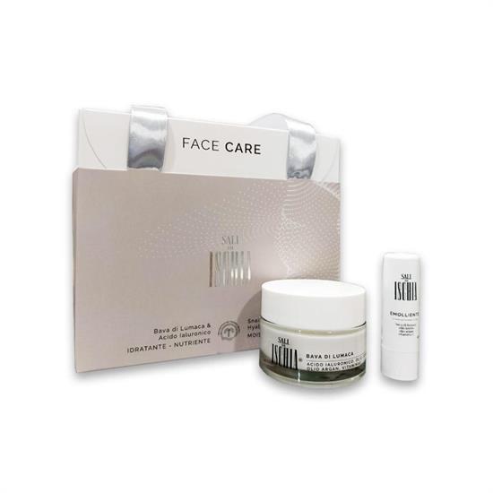 SALI DI ISCHIA BOX CREMA VISO 50ML + STICK LABBRA BAVA DI LUMACA