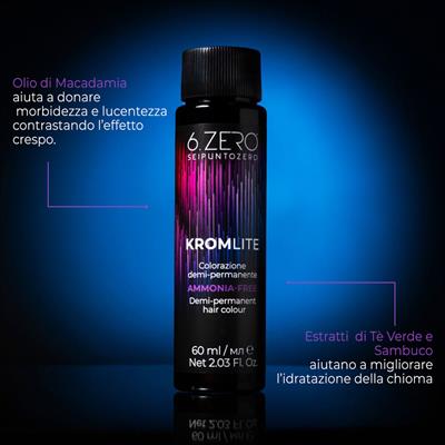 6.ZERO KROMLITE COLORAZIONE DEMIPERMANENTE 60ML