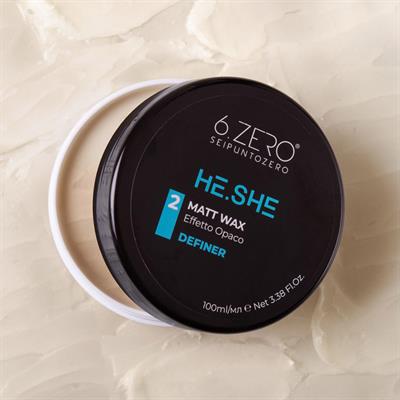 6.ZERO HE.SHE MATT WAX CERA EFFETTO OPACO 100ML