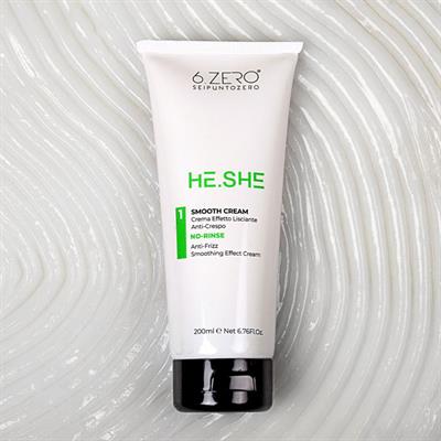 6.ZERO HE.SHE SMOOTH CREAM CREMA ANTI-CRESPO 200ML
