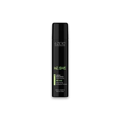 6.ZERO HE.SHE LACCA ECOLOGICA VOLUMIZZANTE NO GAS 400ML