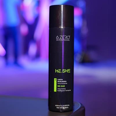 6.ZERO HE.SHE LACCA ECOLOGICA VOLUMIZZANTE NO GAS 400ML