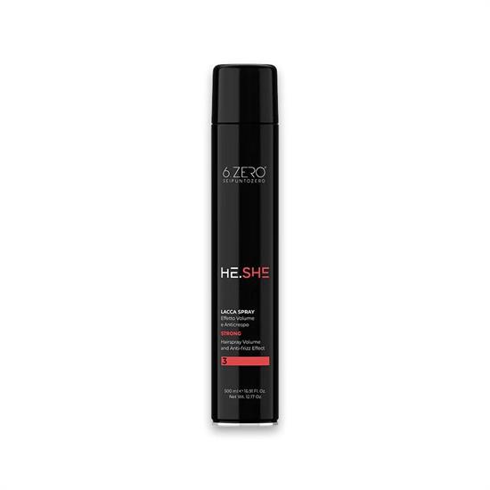 6.ZERO HE.SHE LACCA SPRAY VOLUMIZZANTE ANTI-UMIDITA' 500ML