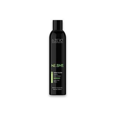 6.ZERO HE.SHE SPRAY GLOSS LUCIDANTE 300ML