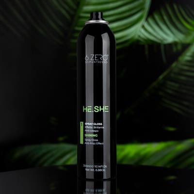 6.ZERO HE.SHE SPRAY GLOSS LUCIDANTE 300ML