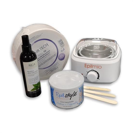 KIT CERA A CALDO PER EPILAZIONE, FRAGRANZA CERA E OLIO A SCELTA