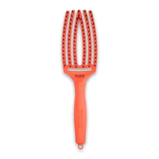 OLIVIA GARDEN SPAZZOLA FINGERBRUSH MEDIUM ORANGE DREAM