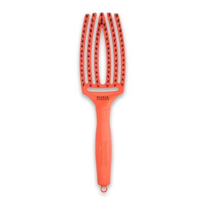 OLIVIA GARDEN SPAZZOLA FINGERBRUSH MEDIUM ORANGE DREAM
