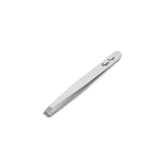 PEGGYSAGE PINZETTA PROFESSIONALE BLANC 9,5CM BECCO OBLIQUO