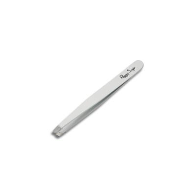 PEGGYSAGE PINZETTA PROFESSIONALE BLANC 9,5CM BECCO OBLIQUO