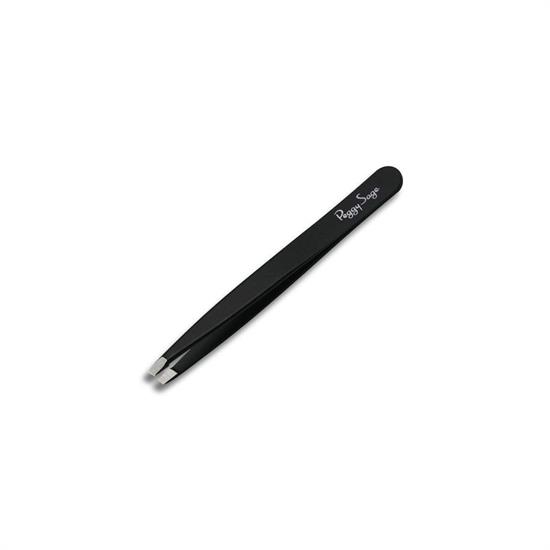 PEGGYSAGE PINZETTA PROFESSIONALE NOIR 9,5CM BECCO OBLIQUO