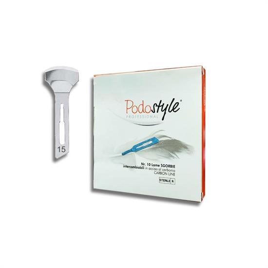 PODOSTYLE LAME AL CARBONIO N°15 10PZ