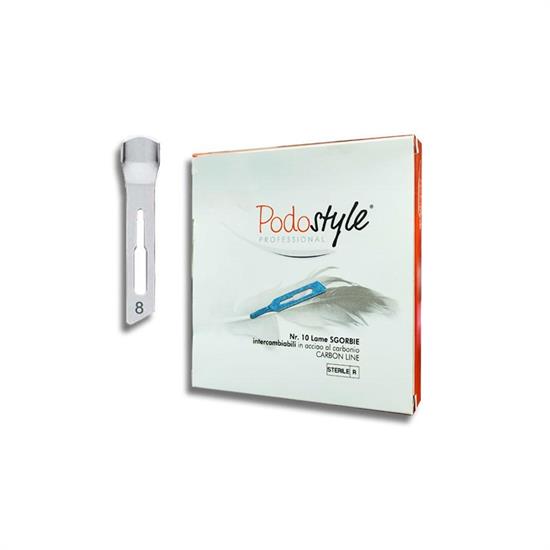 PODOSTYLE LAME AL CARBONIO N°8 10PZ