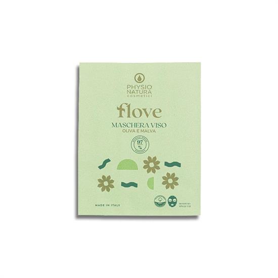 PHYSIO NATURA FLOVE MASCHERA VISO MONOUSO OLIVA E MALVA 1PZ