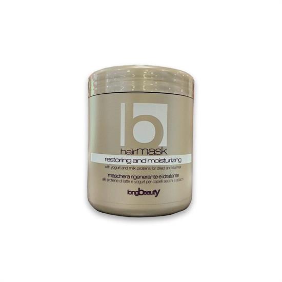 LONGBEAUTY MASCHERA 1Kg RIGENERANTE E IDRATANTE LATTE & YOGURT