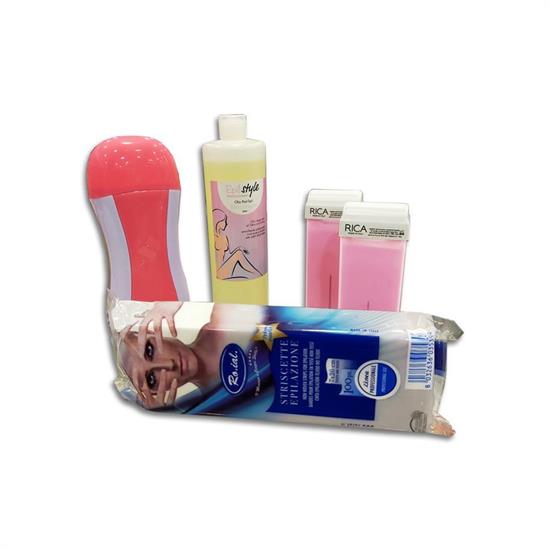 KIT CERA A RULLO PER EPILAZIONE, FRAGRANZA: TALCO