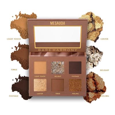 MESAUDA BARE HARMONY 2.0PALETTE 6 OMBRETTI COOL BRONZE N°203