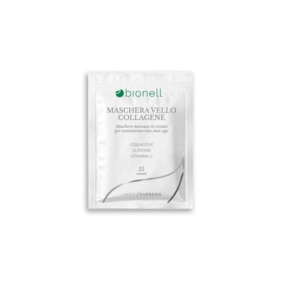 BIONELL MASCHERA VELLO MONOUSO IN TESSUTO COLLAGENE 1PZ